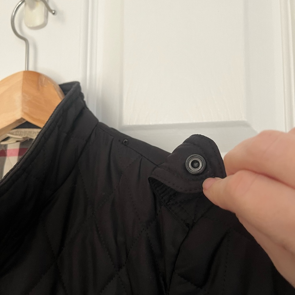 Black Burberry Quilted Jacket Medium - Picture 4 of 8